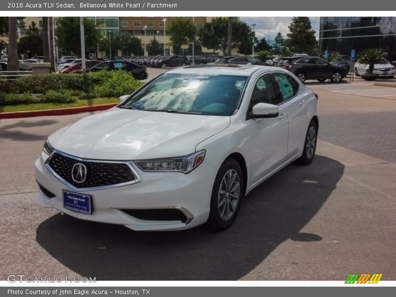Bellanova White Pearl / Parchment 2018 Acura TLX Sedan