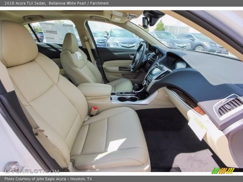 Bellanova White Pearl / Parchment 2018 Acura TLX Sedan