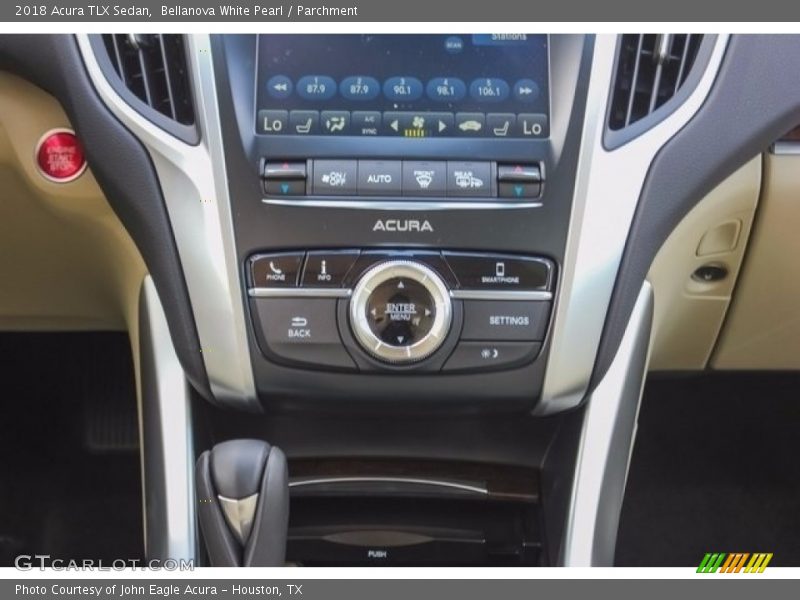 Bellanova White Pearl / Parchment 2018 Acura TLX Sedan