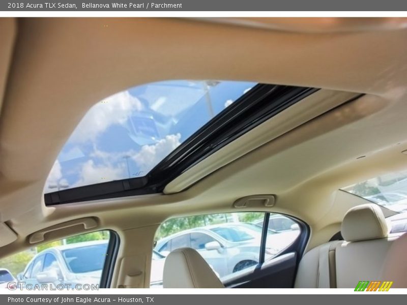 Bellanova White Pearl / Parchment 2018 Acura TLX Sedan