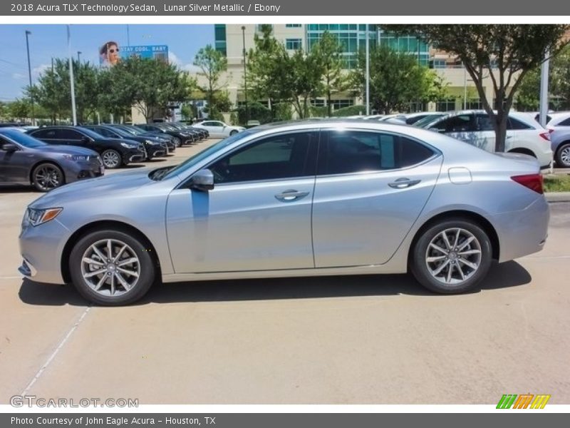 Lunar Silver Metallic / Ebony 2018 Acura TLX Technology Sedan