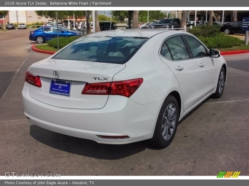 Bellanova White Pearl / Parchment 2018 Acura TLX Sedan