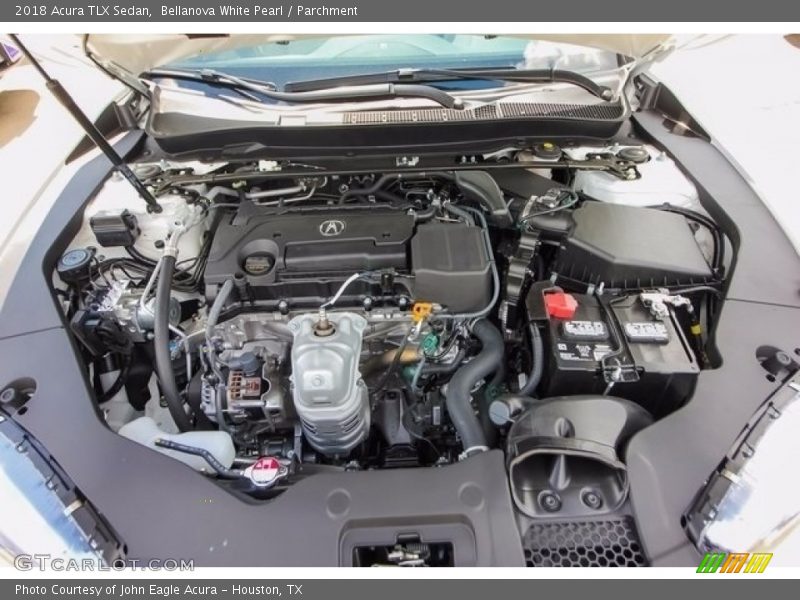 Bellanova White Pearl / Parchment 2018 Acura TLX Sedan