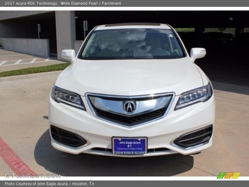 White Diamond Pearl / Parchment 2017 Acura RDX Technology