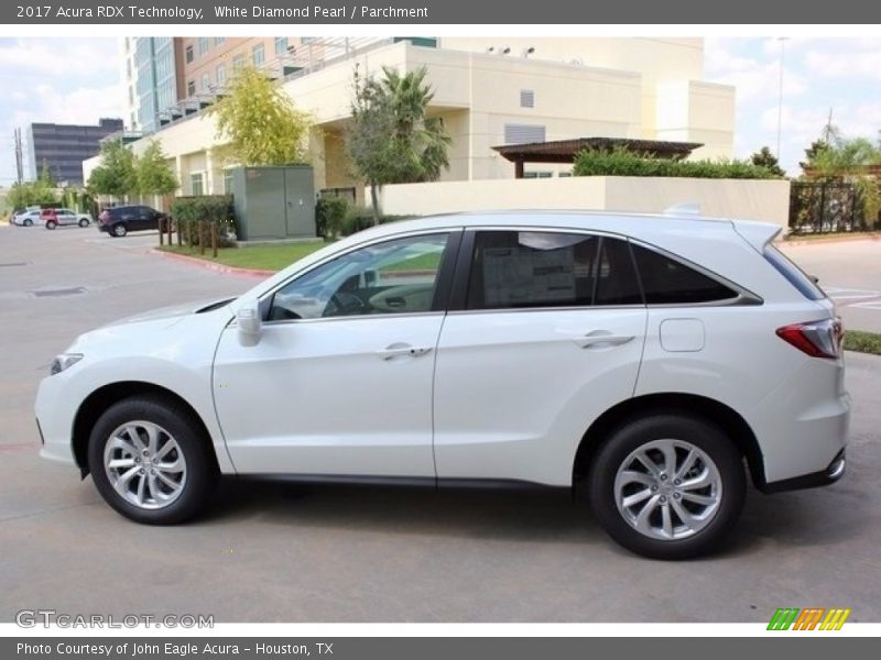 White Diamond Pearl / Parchment 2017 Acura RDX Technology