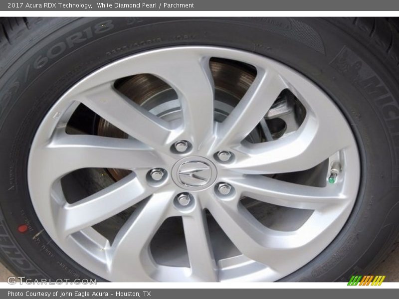 White Diamond Pearl / Parchment 2017 Acura RDX Technology