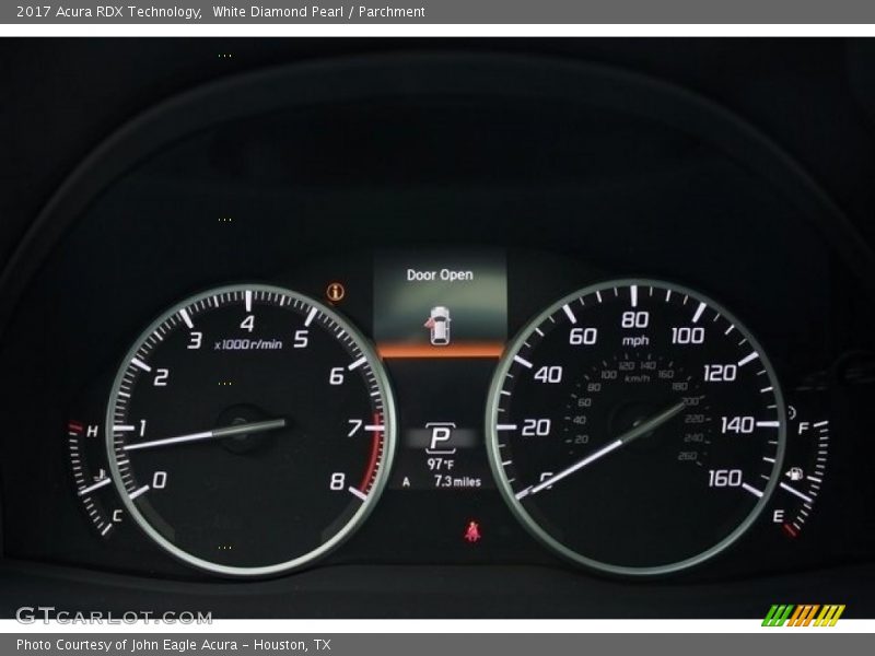 White Diamond Pearl / Parchment 2017 Acura RDX Technology