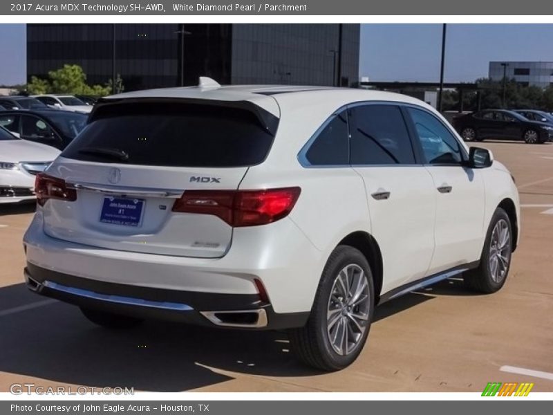 White Diamond Pearl / Parchment 2017 Acura MDX Technology SH-AWD