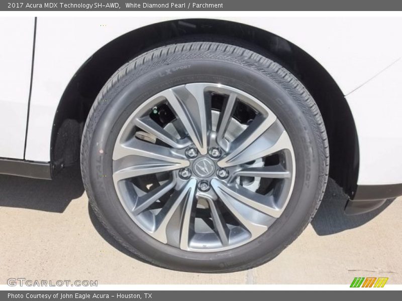 White Diamond Pearl / Parchment 2017 Acura MDX Technology SH-AWD