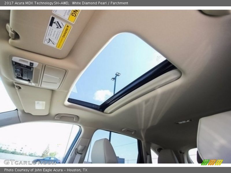 White Diamond Pearl / Parchment 2017 Acura MDX Technology SH-AWD