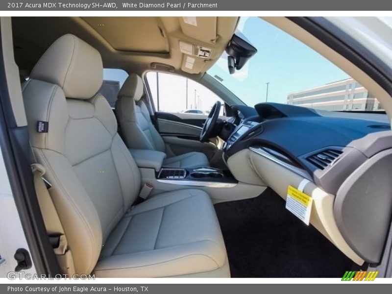White Diamond Pearl / Parchment 2017 Acura MDX Technology SH-AWD