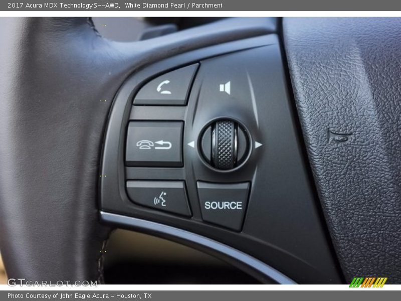 White Diamond Pearl / Parchment 2017 Acura MDX Technology SH-AWD