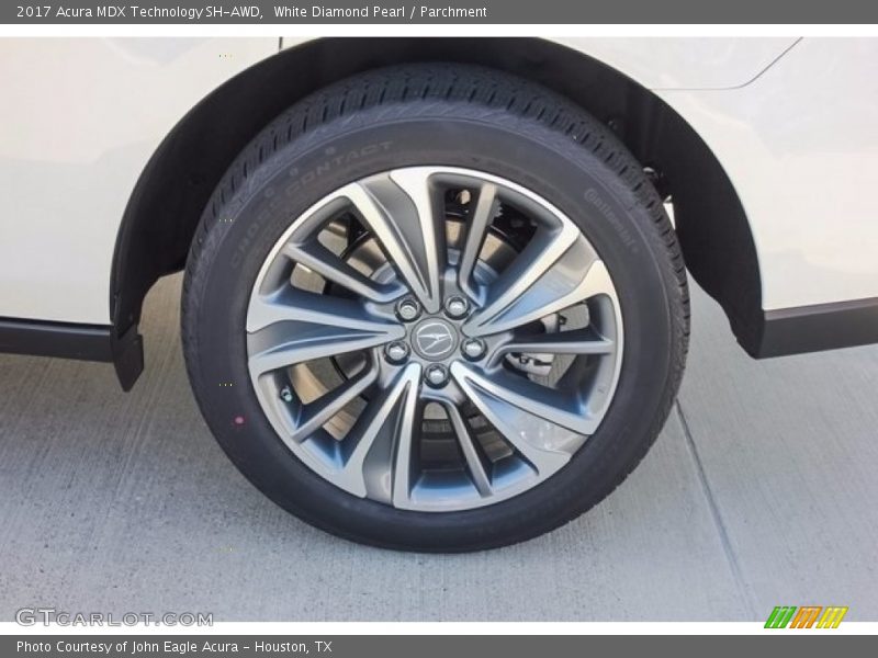 White Diamond Pearl / Parchment 2017 Acura MDX Technology SH-AWD