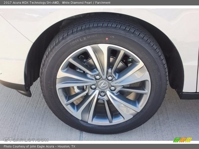 White Diamond Pearl / Parchment 2017 Acura MDX Technology SH-AWD