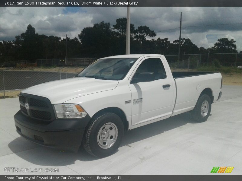 Bright White / Black/Diesel Gray 2017 Ram 1500 Tradesman Regular Cab