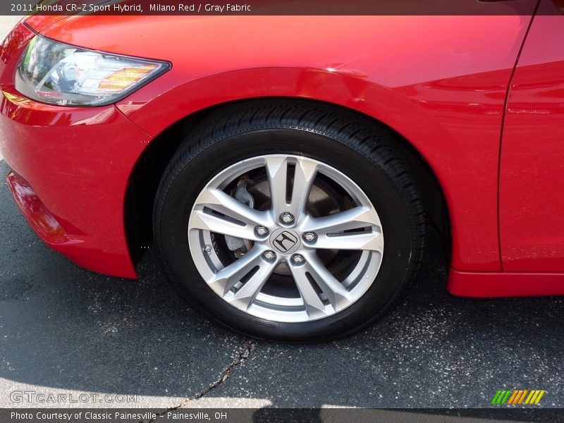 Milano Red / Gray Fabric 2011 Honda CR-Z Sport Hybrid