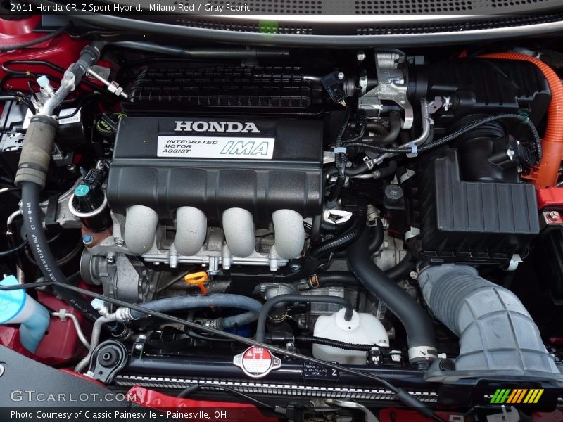 Milano Red / Gray Fabric 2011 Honda CR-Z Sport Hybrid