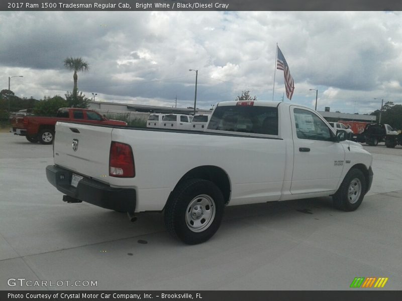 Bright White / Black/Diesel Gray 2017 Ram 1500 Tradesman Regular Cab