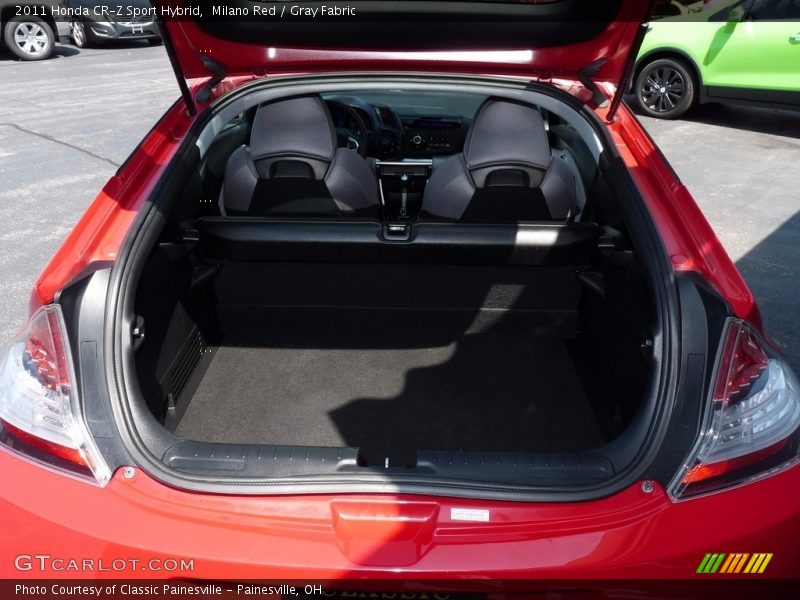 Milano Red / Gray Fabric 2011 Honda CR-Z Sport Hybrid
