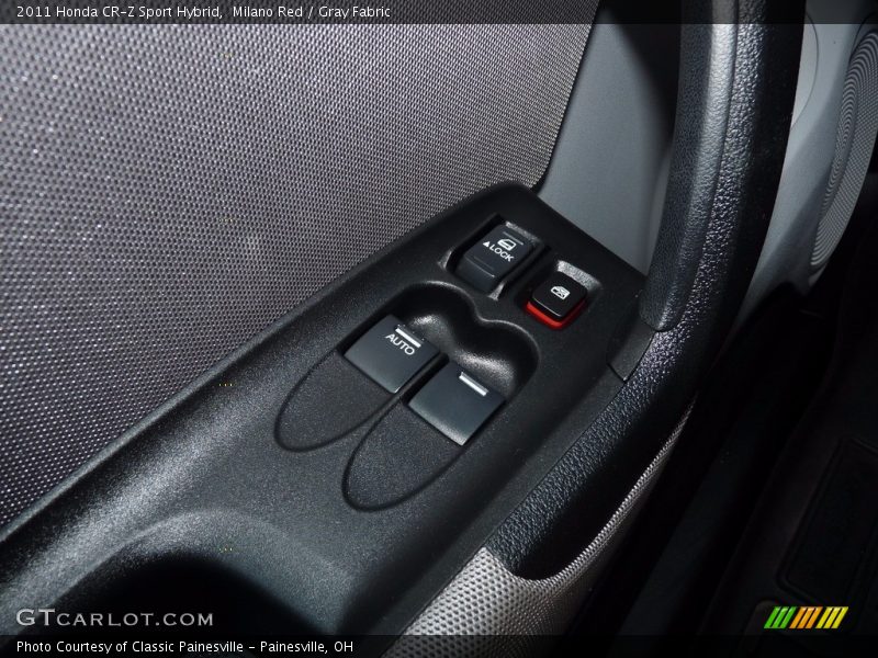 Milano Red / Gray Fabric 2011 Honda CR-Z Sport Hybrid