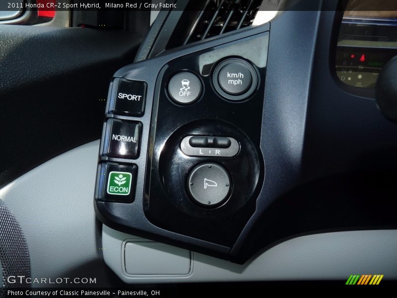 Milano Red / Gray Fabric 2011 Honda CR-Z Sport Hybrid
