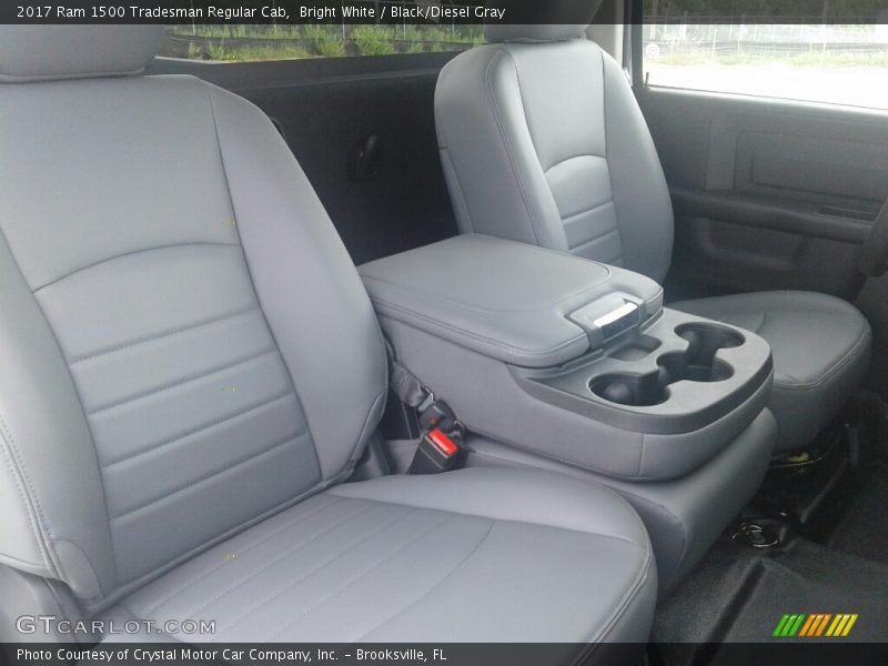 Bright White / Black/Diesel Gray 2017 Ram 1500 Tradesman Regular Cab