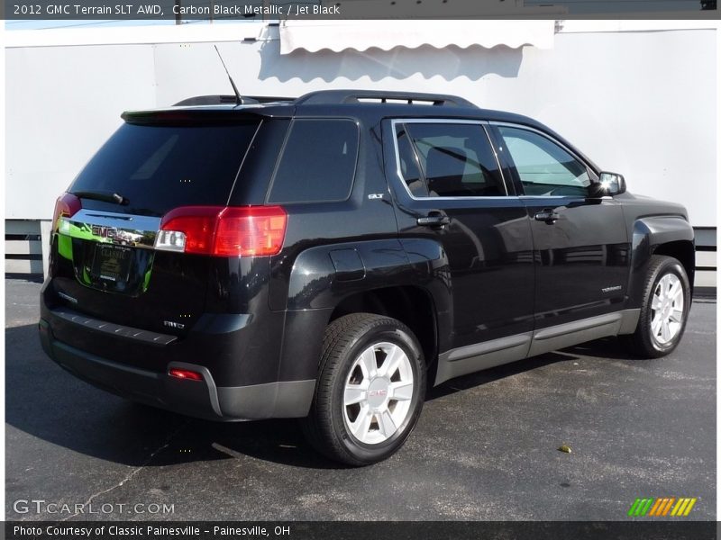 Carbon Black Metallic / Jet Black 2012 GMC Terrain SLT AWD