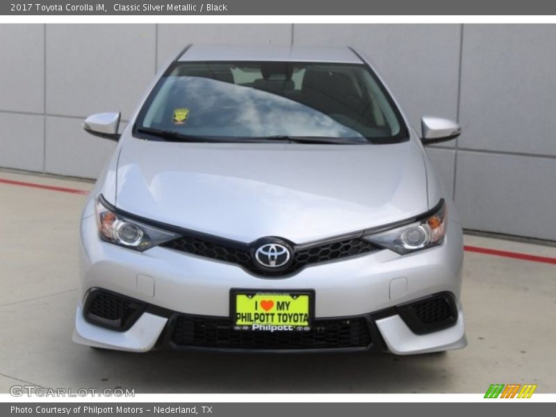 Classic Silver Metallic / Black 2017 Toyota Corolla iM