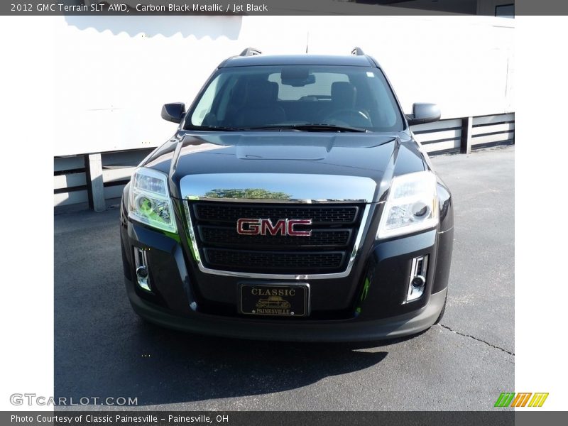 Carbon Black Metallic / Jet Black 2012 GMC Terrain SLT AWD