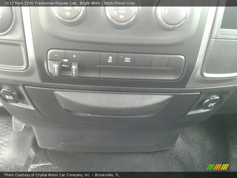 Bright White / Black/Diesel Gray 2017 Ram 1500 Tradesman Regular Cab