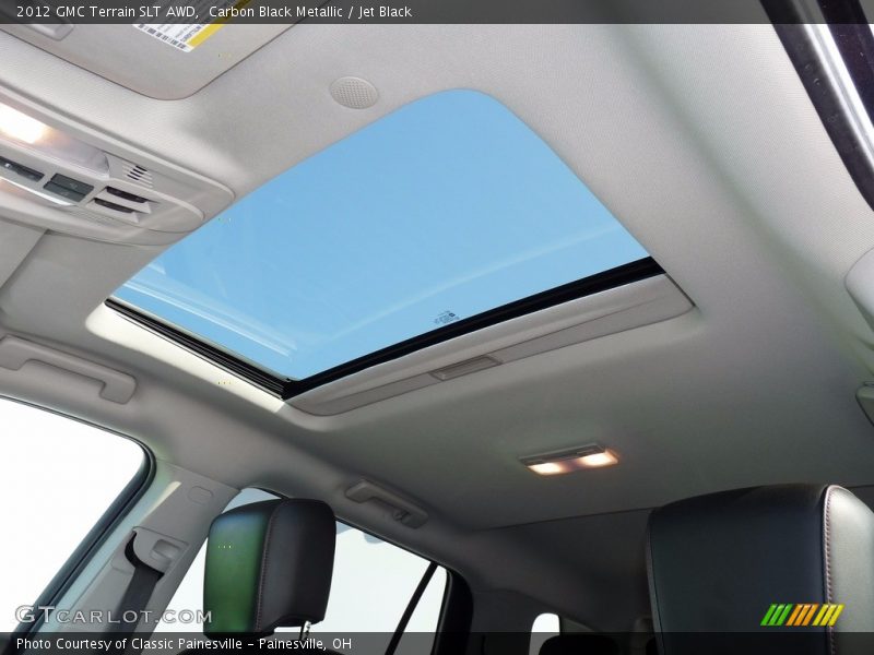 Carbon Black Metallic / Jet Black 2012 GMC Terrain SLT AWD
