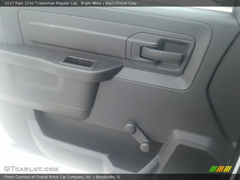 Bright White / Black/Diesel Gray 2017 Ram 1500 Tradesman Regular Cab