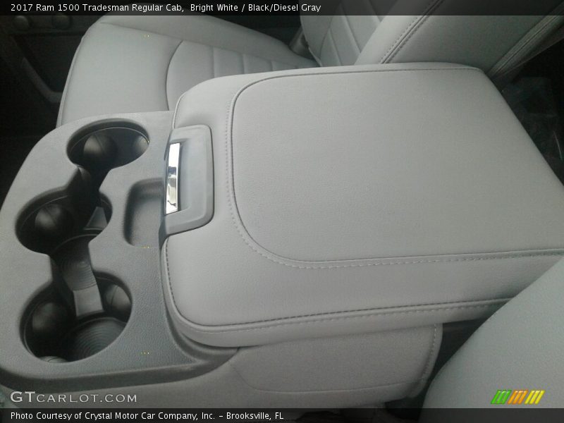 Bright White / Black/Diesel Gray 2017 Ram 1500 Tradesman Regular Cab