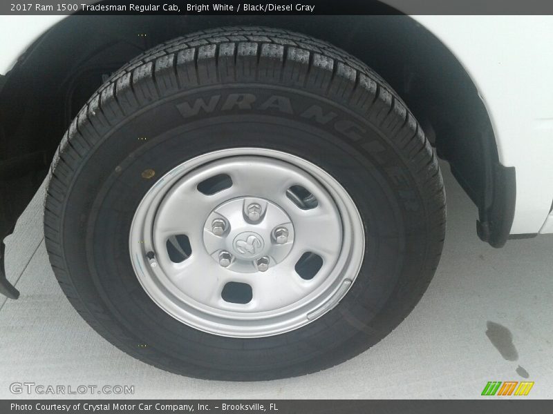 Bright White / Black/Diesel Gray 2017 Ram 1500 Tradesman Regular Cab