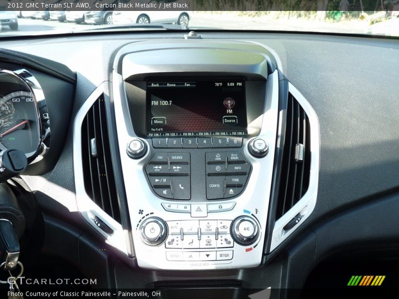 Carbon Black Metallic / Jet Black 2012 GMC Terrain SLT AWD