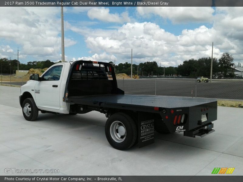 Bright White / Black/Diesel Gray 2017 Ram 3500 Tradesman Regular Cab Dual Rear Wheel