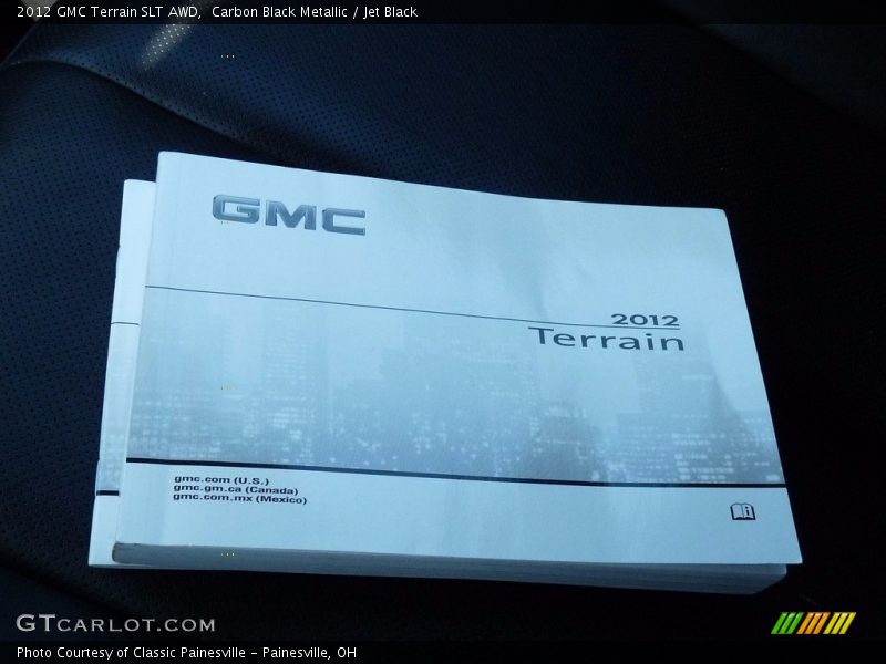 Carbon Black Metallic / Jet Black 2012 GMC Terrain SLT AWD