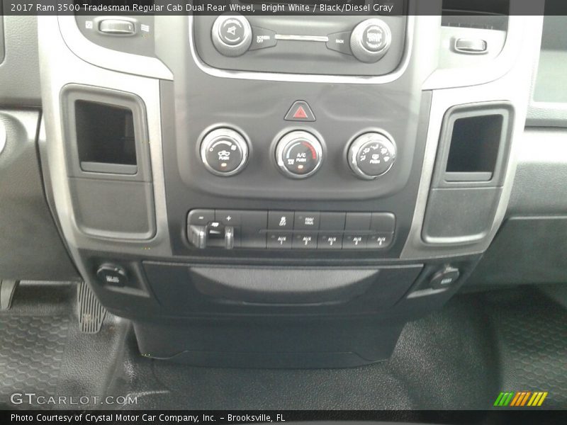 Bright White / Black/Diesel Gray 2017 Ram 3500 Tradesman Regular Cab Dual Rear Wheel