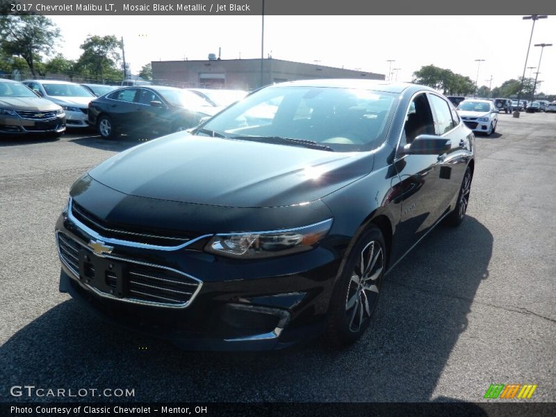Mosaic Black Metallic / Jet Black 2017 Chevrolet Malibu LT