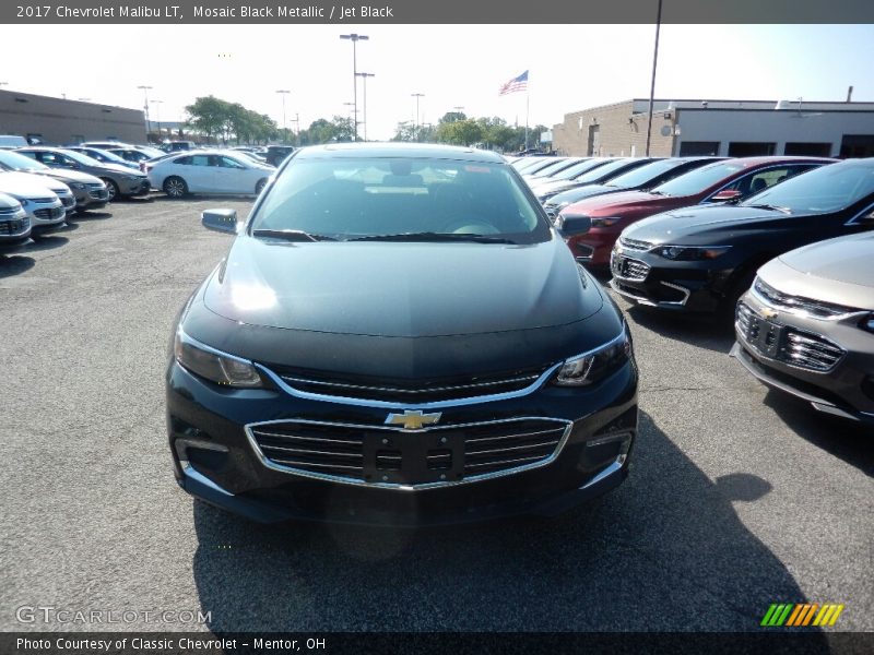 Mosaic Black Metallic / Jet Black 2017 Chevrolet Malibu LT