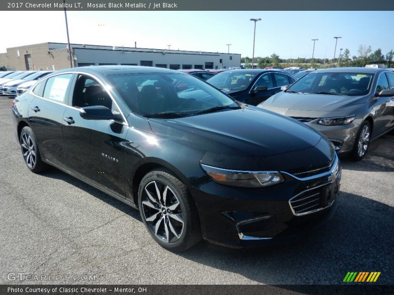 Mosaic Black Metallic / Jet Black 2017 Chevrolet Malibu LT