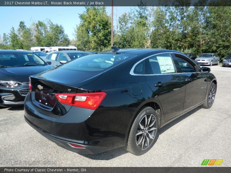 Mosaic Black Metallic / Jet Black 2017 Chevrolet Malibu LT