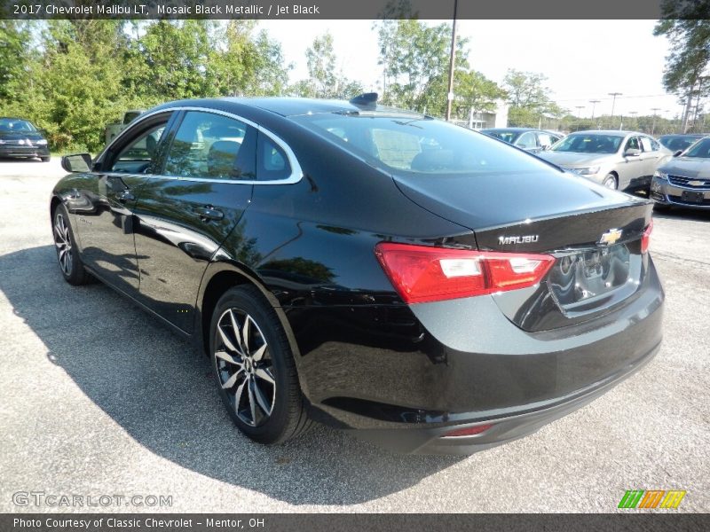 Mosaic Black Metallic / Jet Black 2017 Chevrolet Malibu LT