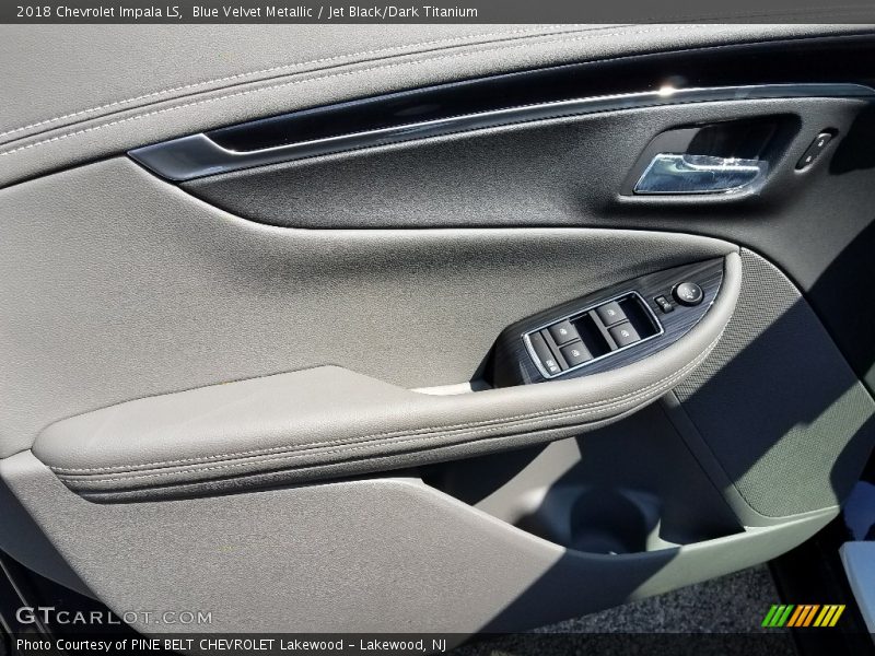 Blue Velvet Metallic / Jet Black/Dark Titanium 2018 Chevrolet Impala LS