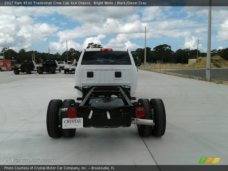 Bright White / Black/Diesel Gray 2017 Ram 4500 Tradesman Crew Cab 4x4 Chassis