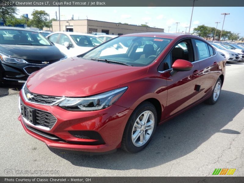 Cajun Red Tintcoat / Jet Black 2017 Chevrolet Cruze LT