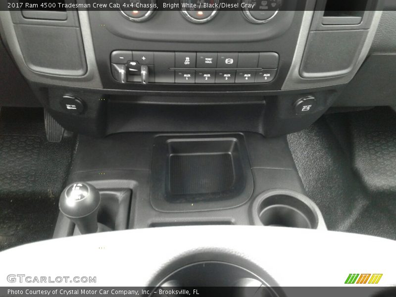 Bright White / Black/Diesel Gray 2017 Ram 4500 Tradesman Crew Cab 4x4 Chassis