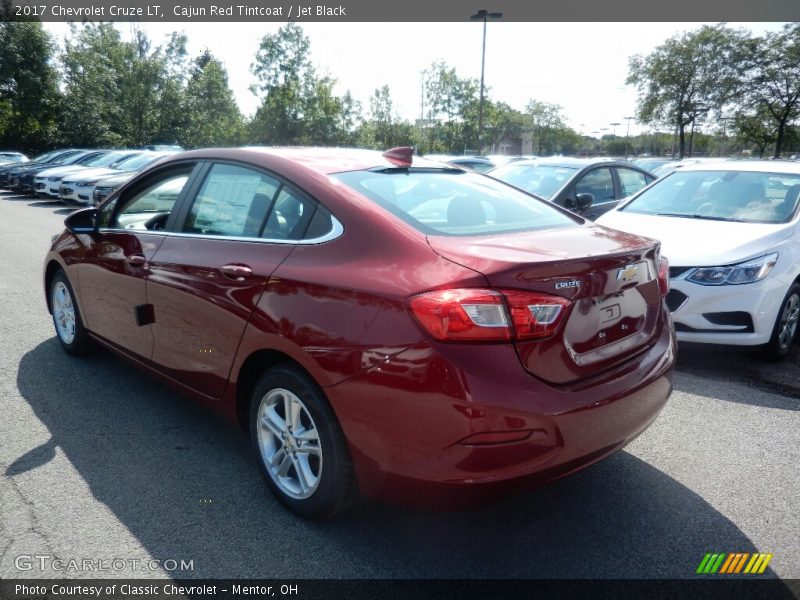 Cajun Red Tintcoat / Jet Black 2017 Chevrolet Cruze LT