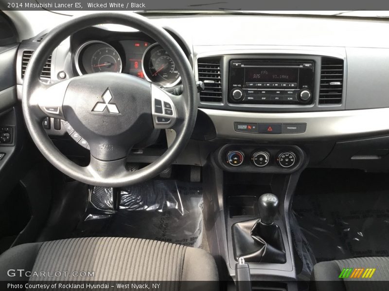 Wicked White / Black 2014 Mitsubishi Lancer ES