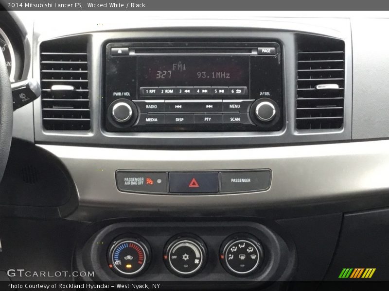 Wicked White / Black 2014 Mitsubishi Lancer ES